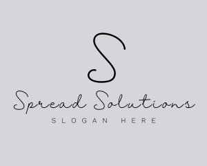 Professional Script Fashion Boutique logo design