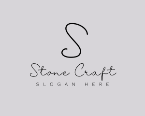 Professional Script Fashion Boutique logo design