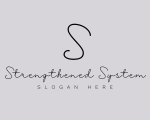 Professional Script Fashion Boutique logo design