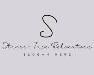 Professional Script Fashion Boutique logo design