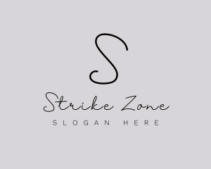 Professional Script Fashion Boutique logo design