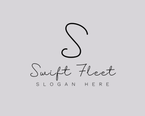 Professional Script Fashion Boutique logo design