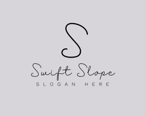 Professional Script Fashion Boutique logo design