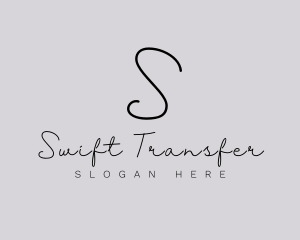 Professional Script Fashion Boutique logo design