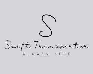 Professional Script Fashion Boutique logo design