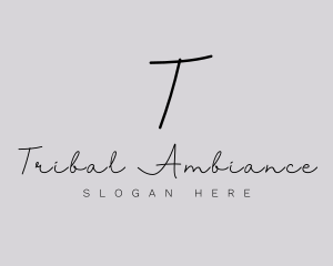 Professional Script Fashion Boutique logo design