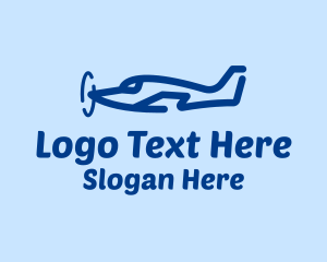 Fast Cargo Plane  Logo