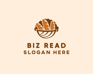 Baguette Bread Basket logo design