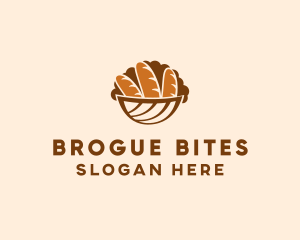 Baguette Bread Basket logo design