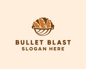 Baguette Bread Basket logo design