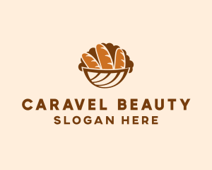 Baguette Bread Basket logo design