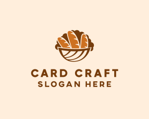 Baguette Bread Basket logo design