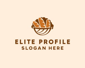 Baguette Bread Basket logo design