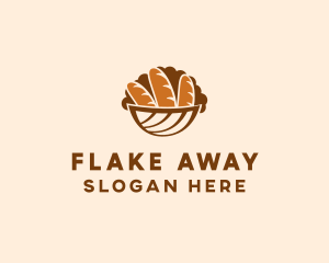 Baguette Bread Basket logo design