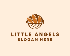 Baguette Bread Basket logo design