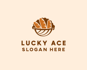 Baguette Bread Basket logo design