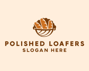 Baguette Bread Basket logo design