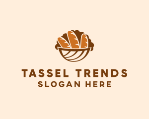 Baguette Bread Basket logo design