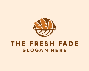 Baguette Bread Basket logo design