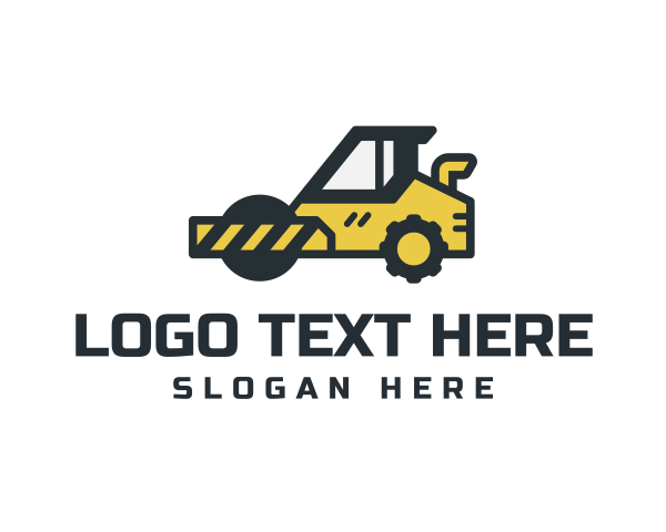 Road Roller logo example 1