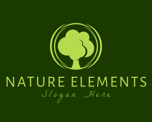 Nature Tree Forest logo design