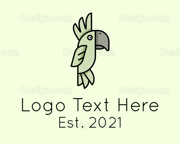 Cockatoo Parrot Bird Logo
