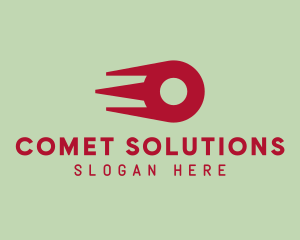 Fast Comet Letter O logo