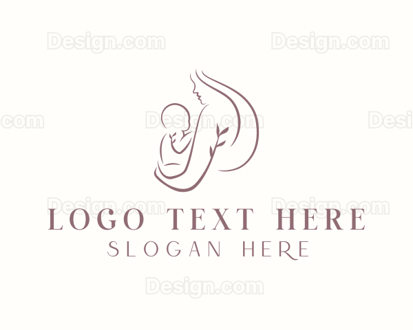 Floral Baby Maternity Logo