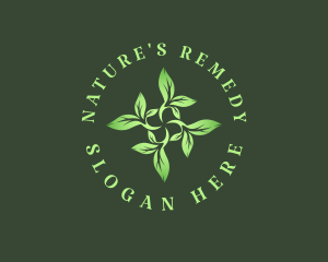 Botanical Garden Leaves logo design