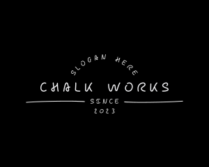 Chalk School Business logo design