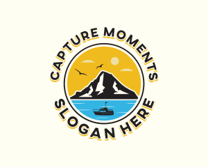 Travel Mountain Island Logo