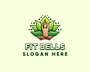 Yoga Lotus Fitness logo design