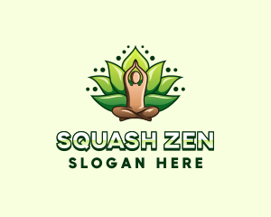 Yoga Lotus Fitness logo design