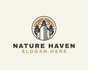 Nature Condominium Building logo design