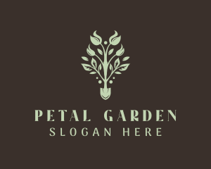 Landscaping Shovel Plant logo design