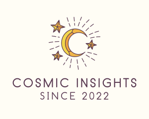 Crescent Moon Star Astrology logo