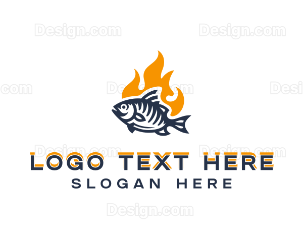 Grill Fish Restaurant Logo