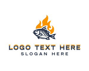 Grill Fish Restaurant Logo