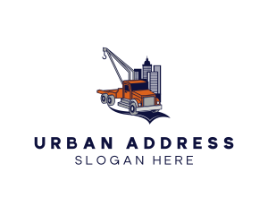 Urban Tower Tow Truck logo design