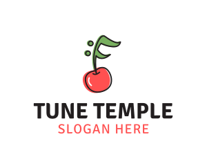 Cherry Music Note logo