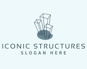 Tower Building Structure logo design