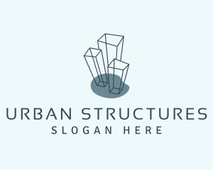 Tower Building Structure logo design