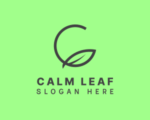 Green Leaf Eco logo design