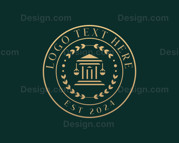 Legal Attorney Courthouse Logo