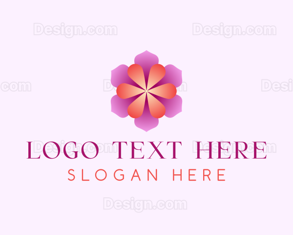 Wellness Floral Flower Logo