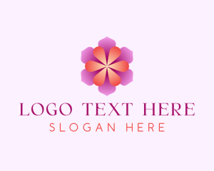 Wellness Floral Flower logo