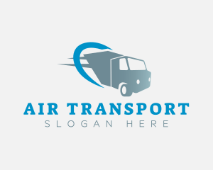 Fast Cargo Truck logo design