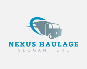 Fast Cargo Truck logo design