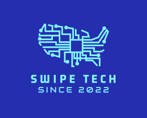 American Cyber Tech Company logo design