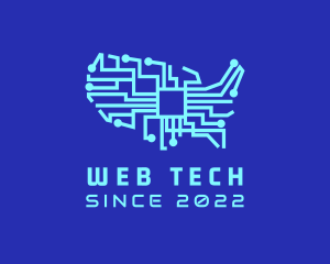 American Cyber Tech Company logo design